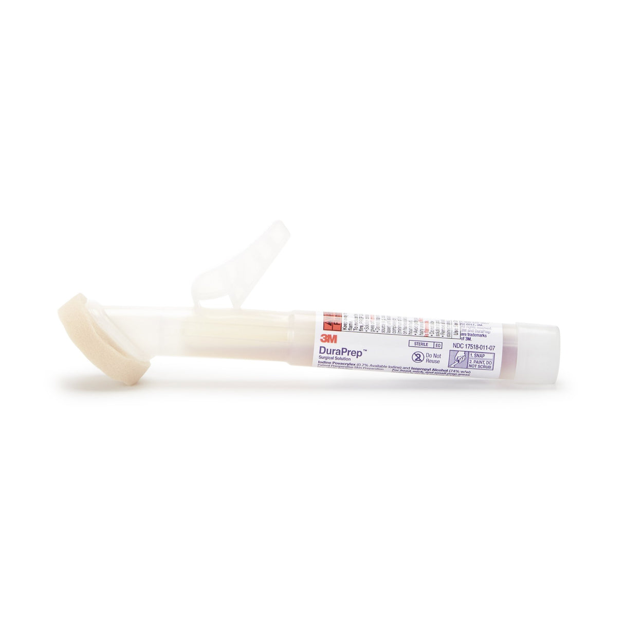 Skin Prep Solution 3M™ DuraPrep™ 6 mL Foam Applicator 0.7% / 74% Strength Iodine Povacrylex / Isopropyl Alcohol NonSterile - BeHope