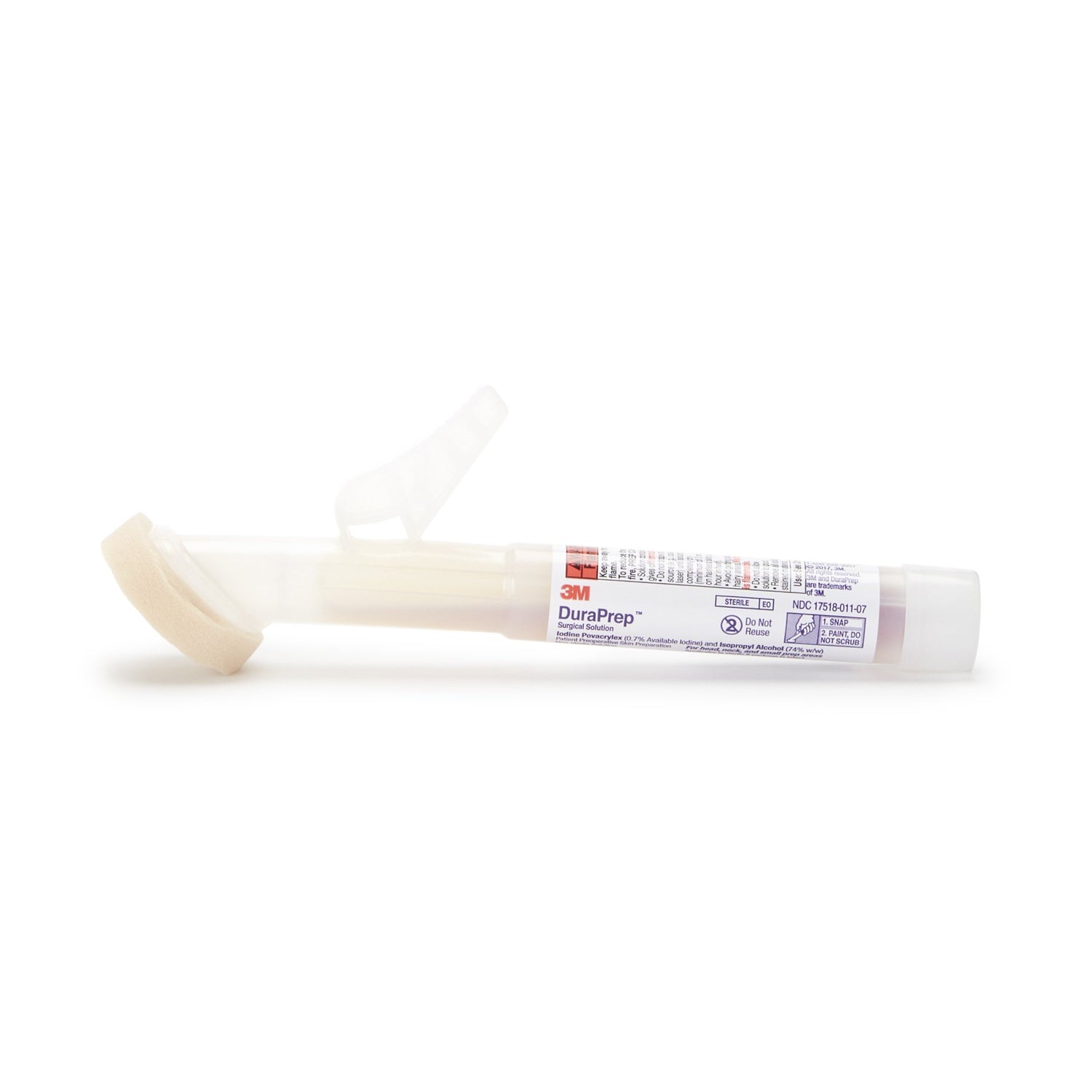 Skin Prep Solution 3M™ DuraPrep™ 6 mL Foam Applicator 0.7% / 74% Strength Iodine Povacrylex / Isopropyl Alcohol NonSterile - BeHope