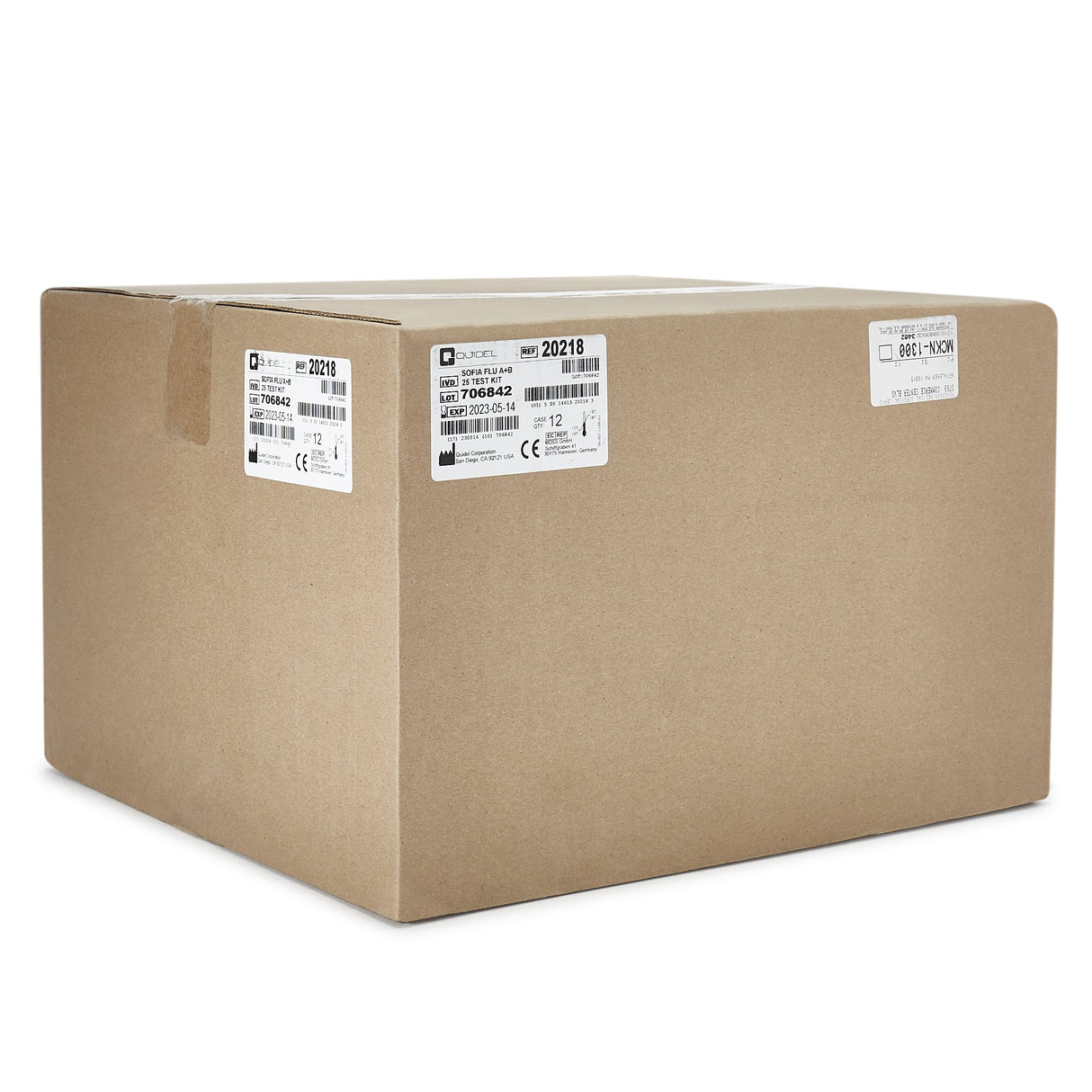 Respiratory Test Kit Sofia® Influenza A+B FIA Influenza A + B 25 Tests CLIA Waived Sample Dependent - BeHope