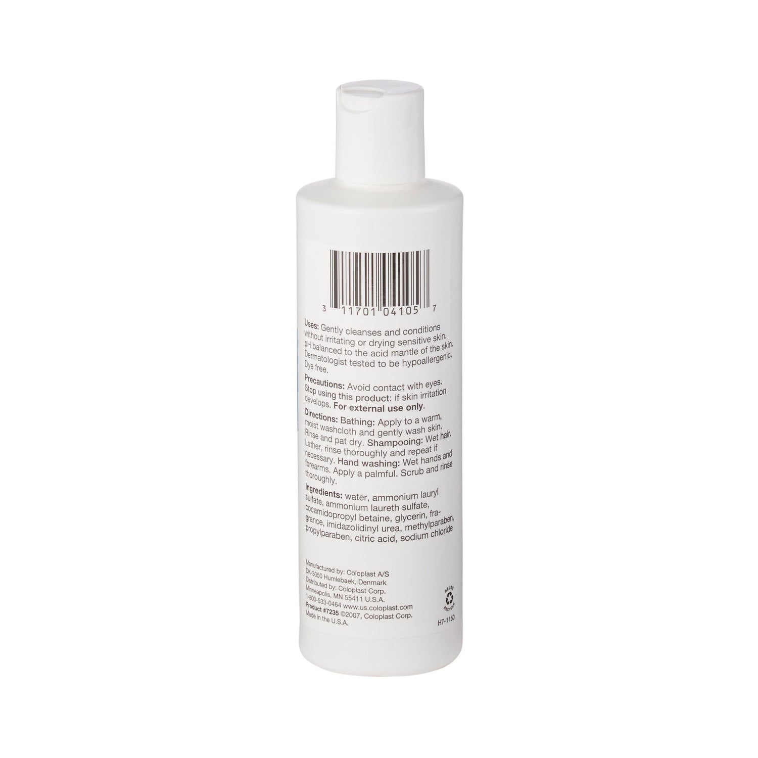 Shampoo and Body Wash Gentle Rain® 8 oz. Flip Top Bottle Scented - BeHope