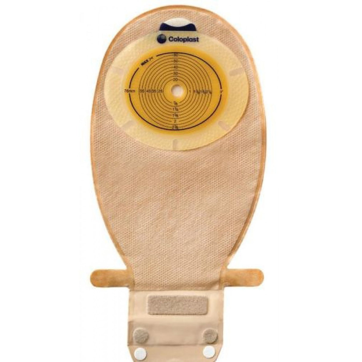 Ostomy Pouch SenSura Xpro One-Piece System 11-1/2 Inch Length, Maxi Flat, Pre-Cut 1-1/2 Inch Stoma Drainable - BeHope