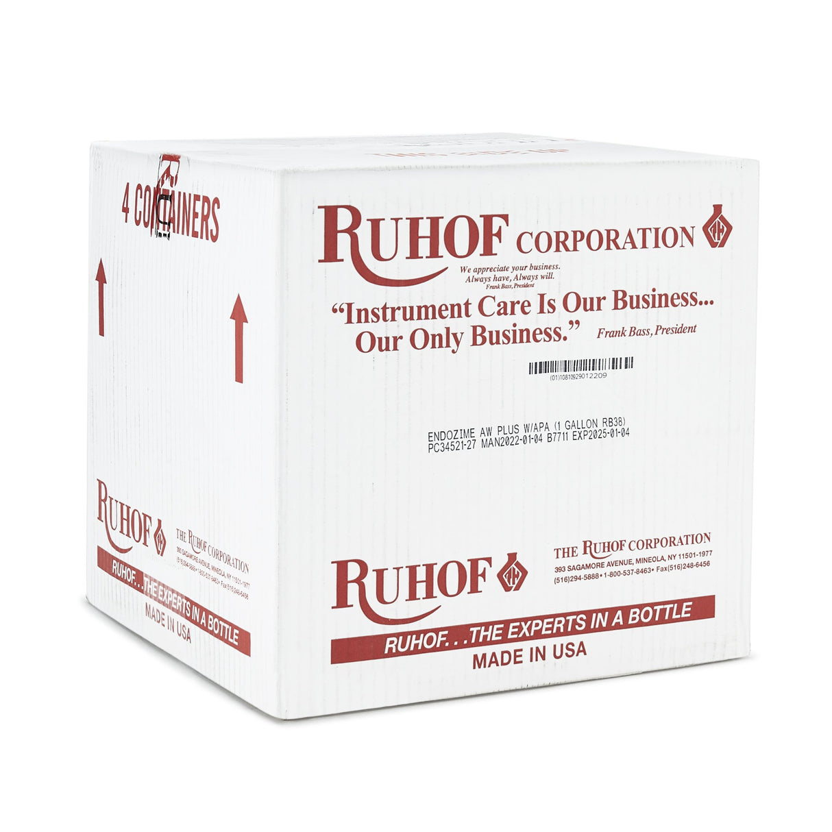 Multi-Enzymatic Instrument Detergent Endozime® AW Triple Plus® with APA Liquid 1 gal. Jug Tropical Scent - BeHope