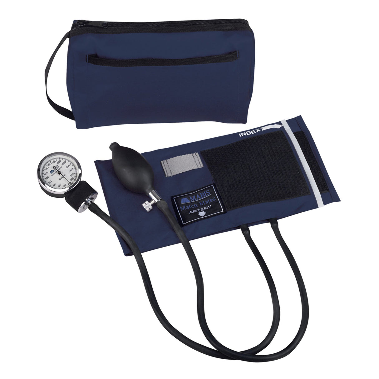 Aneroid Sphygmomanometer with Cuff Mabis Nylon Cuff Palm Aneroid - BeHope