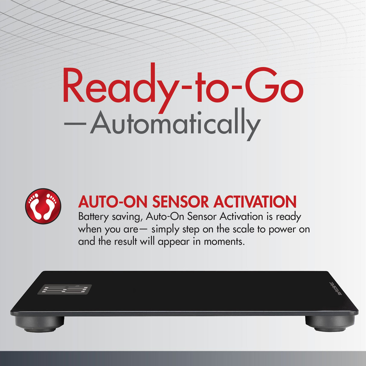 Floor Scale Veridian® Digital Display 438 lbs. / 199 kg Capacity Black Battery Operated - BeHope