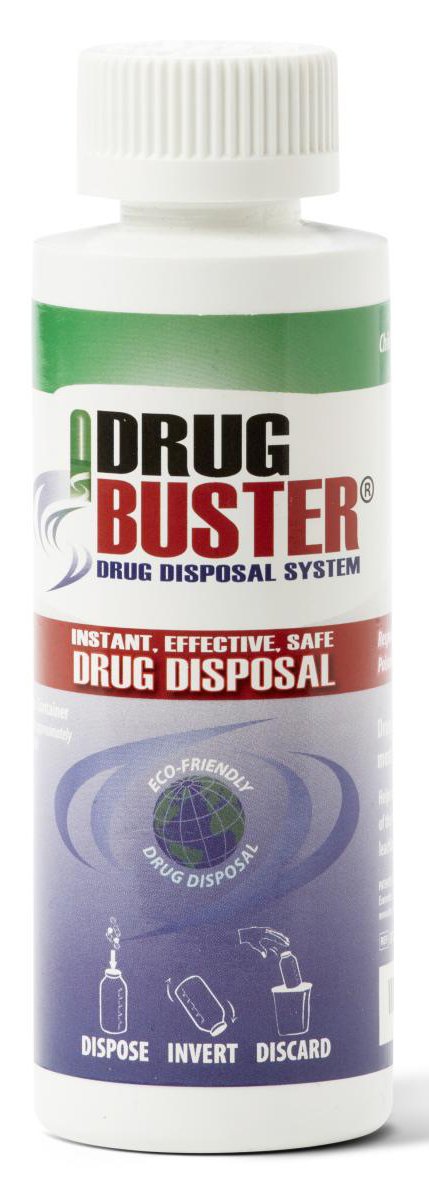 Drug Disposal Solution Drug Buster 4 oz. - BeHope