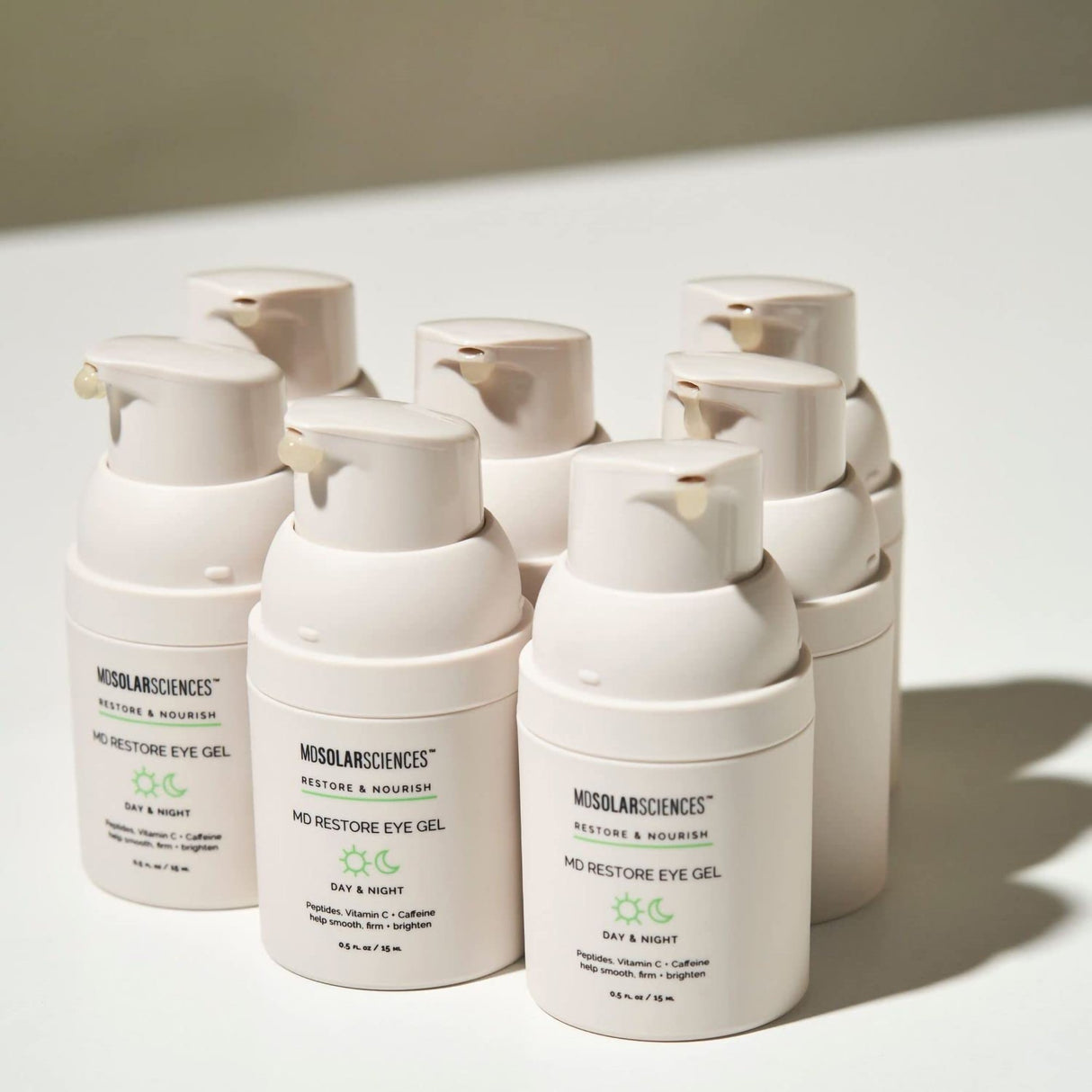 Eye Gel MDSolarsciences™ Restore 0.5 oz. Bottle Unscented Gel - BeHope