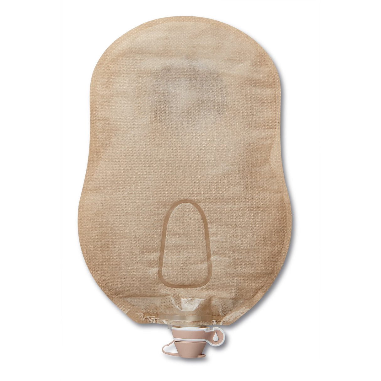 Urostomy Pouch CeraPlus™ One-Piece System 9 Inch Length Soft Convex, Pre-Cut 1-1/8 Inch Stoma Drainable - BeHope