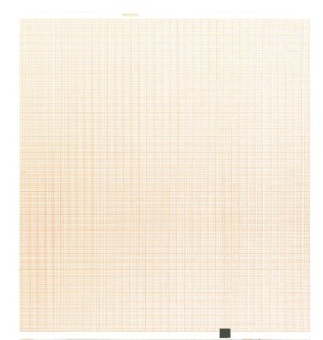 Recording Chart Paper Nihon Kohden™ Z-Fold Orange Grid - BeHope