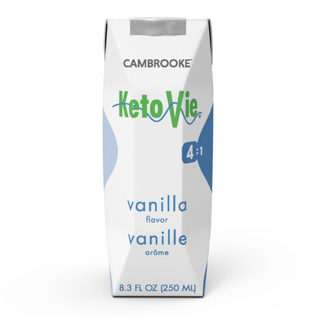 Oral Supplement KetoVie® 4:1 Vanilla Flavor Liquid 8.3 oz. Carton - BeHope