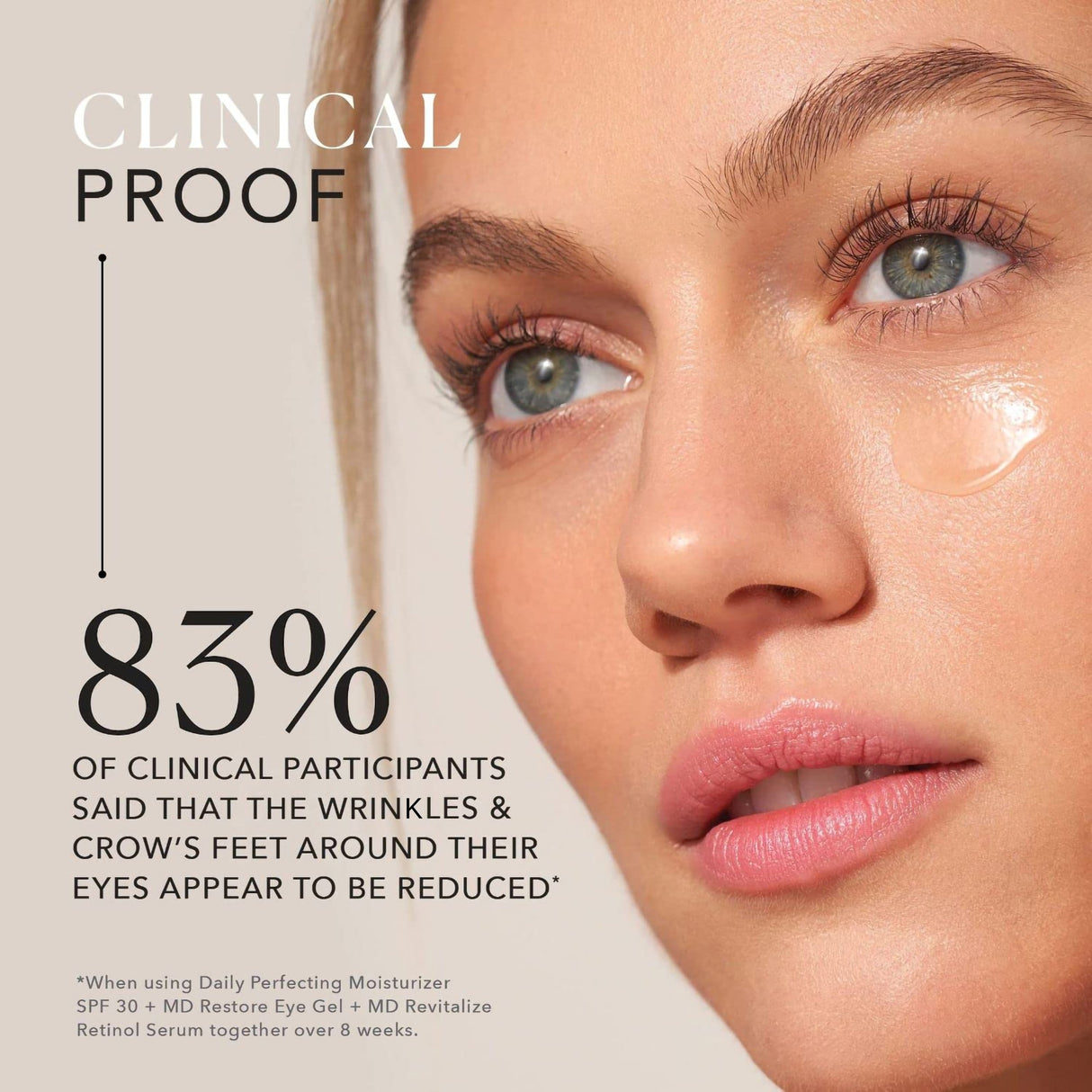 Eye Gel MDSolarsciences™ Restore 0.5 oz. Bottle Unscented Gel - BeHope