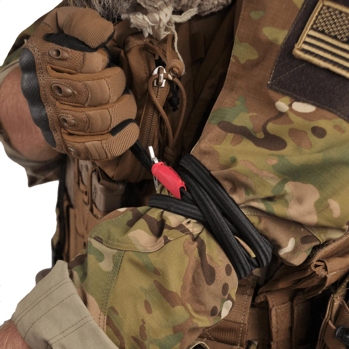 Tactical Windlass Tourniquet MyMedic Rapid 54 Inch Length Vulcanized Rubber Core / Nylon Cover - BeHope