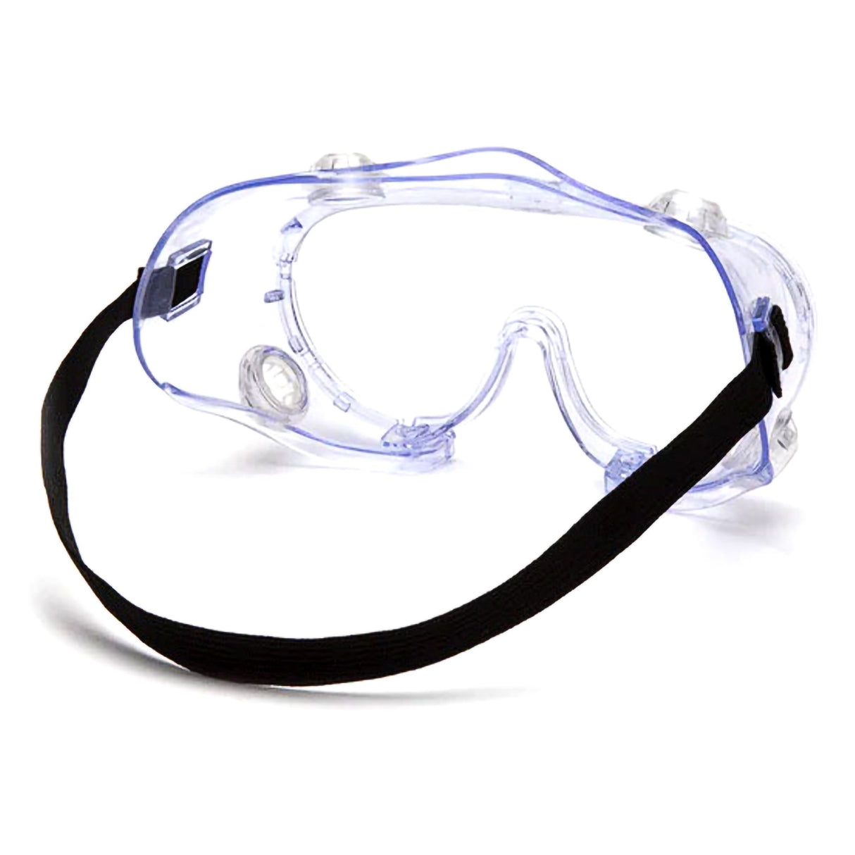 Protective Goggles Pyramex® Fit Over Uncoated Clear Tint Polycarbonate Lens Clear Frame Elastic Strap One Size Fits Most - BeHope