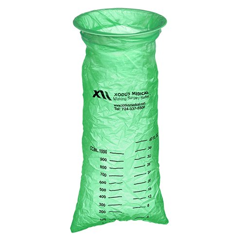 Emesis Bag 40 oz. Green - BeHope