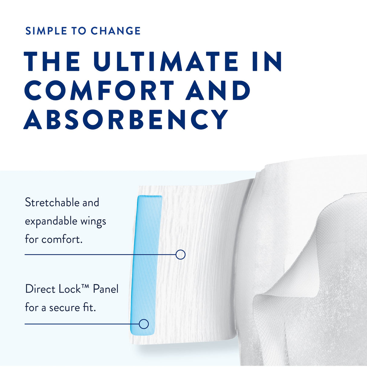 Unisex Adult Incontinence Brief Prevail® Per-Fit® Maximum Plus Medium Disposable Heavy Absorbency - BeHope