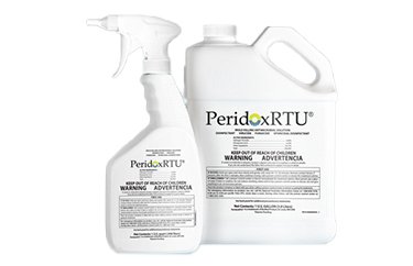 Surface Disinfectant Cleaner PeridoxRTU® Sporicidal Peroxide Based Manual Pour Liquid 1 gal. Jug Vinegar Scent Sterile - BeHope