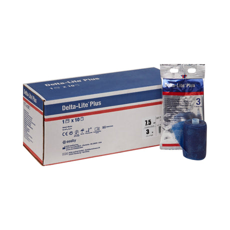 Cast Tape Delta-Lite® Plus 3 Inch X 12 Foot Fiberglass / Resin Deep Blue - BeHope