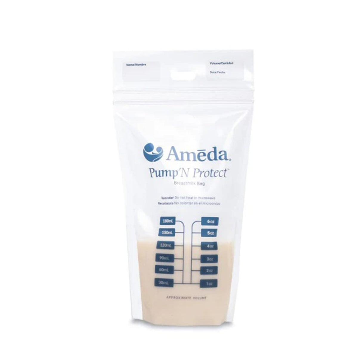 Breast Milk Storage Bag Ameda® Pump 'N Protect™ 6 oz. Plastic - BeHope