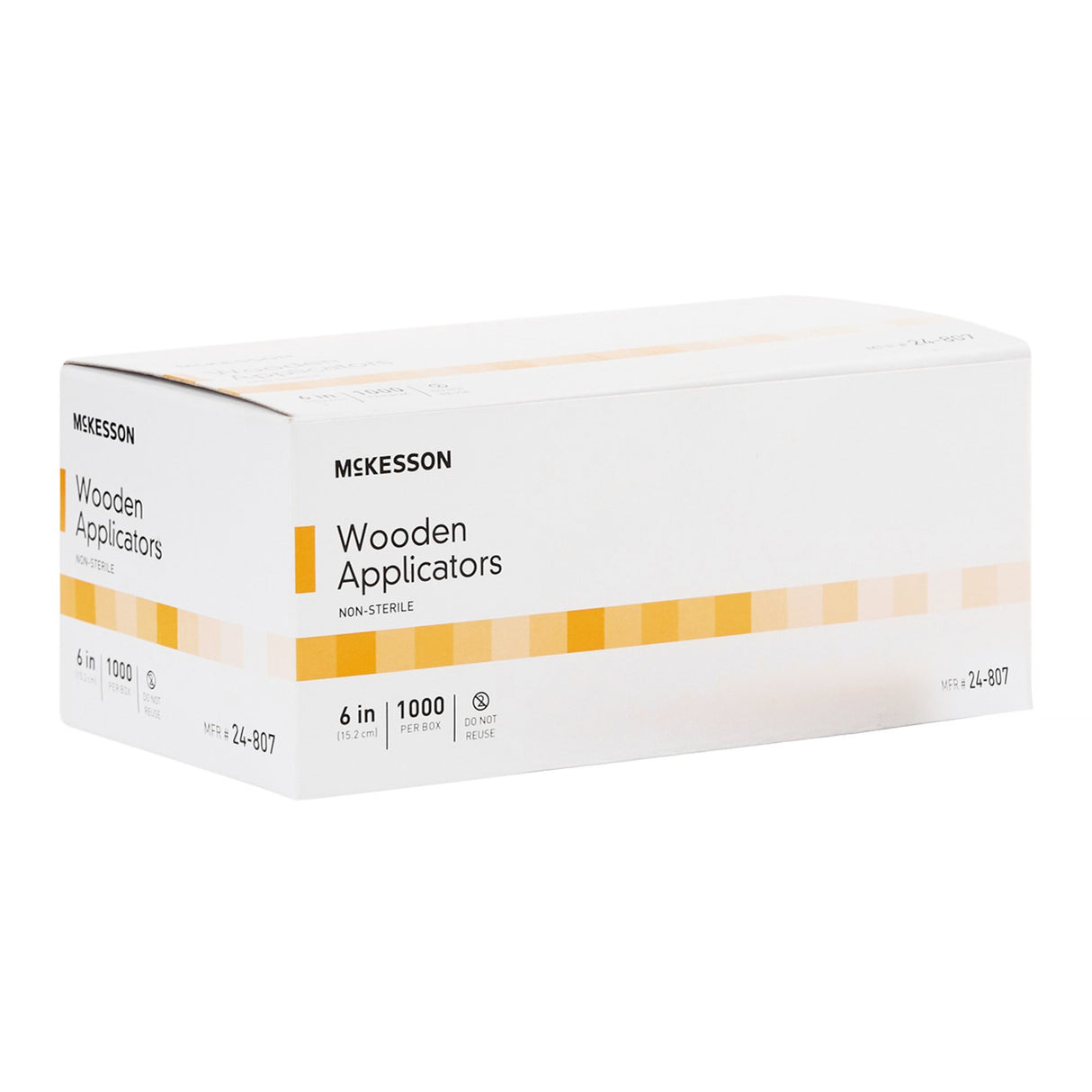 Applicator Stick McKesson Without Tip Wood Shaft 6 Inch NonSterile 1000 per Pack - BeHope