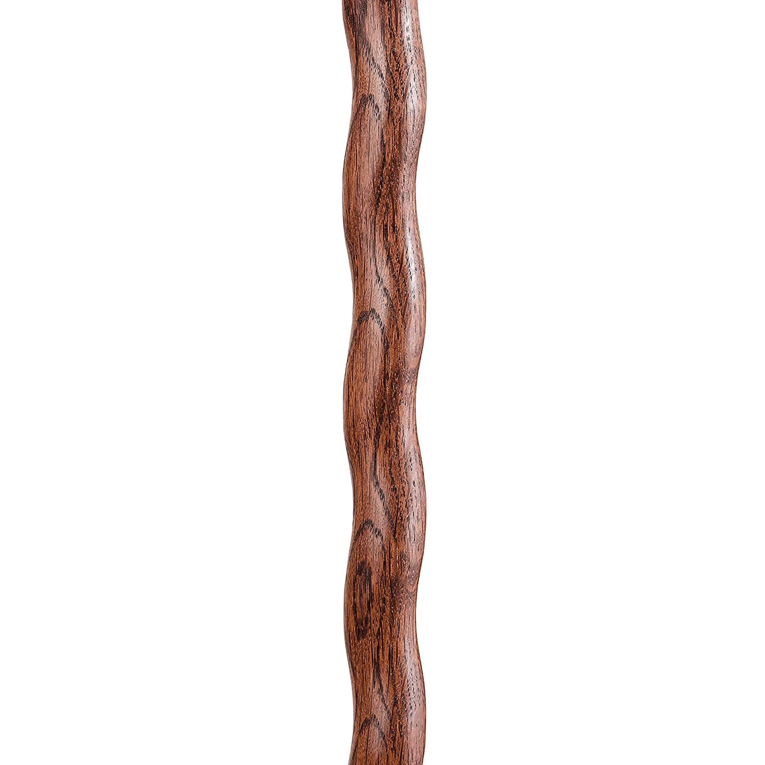 Walking Stick Brazos™ Twisted Fitness Walker Wood 48 Inch Height Red - BeHope