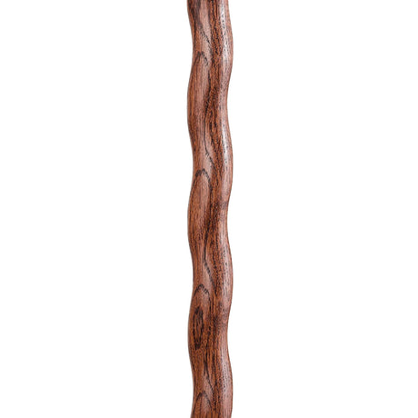 Walking Stick Brazos™ Twisted Fitness Walker Wood 48 Inch Height Red - BeHope