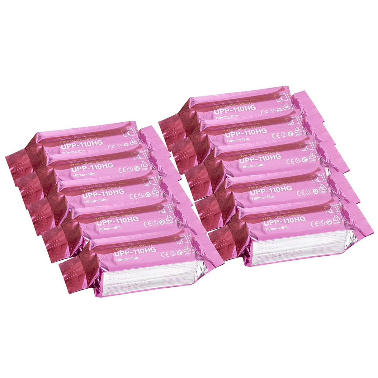 Ultrasound Video Paper Sony® Roll Black and White High Gloss Without Grid - BeHope