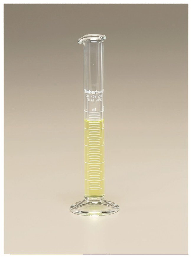 Graduated Cylinder Fisherbrand™ Borosilicate Glass 25 mL - BeHope