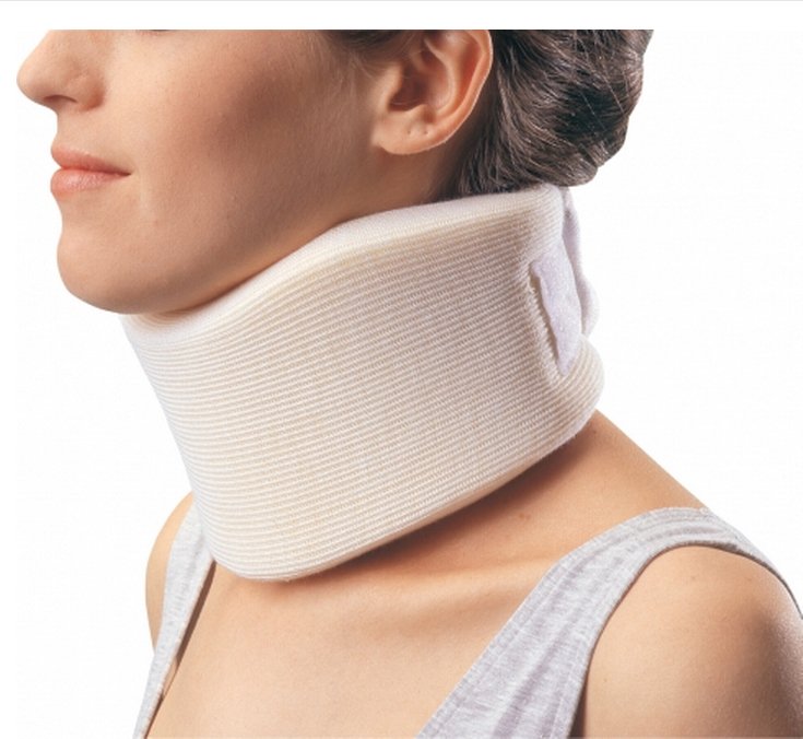 Cervical Collar ProCare® Form Fit™ Contoured / Medium Density Adult Large One-Piece 4-1/2 Inch Height 22-1/2 Inch Length 15 to 20 Inch Neck Circumference - BeHope