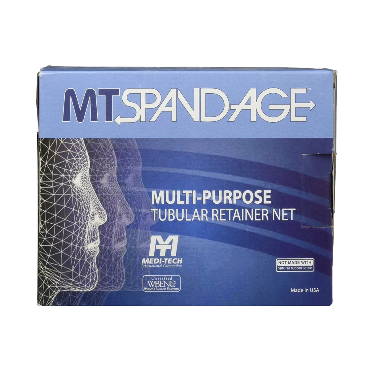 Elastic Net Retainer Dressing MT Spandage™ Tubular White Elastic Size 1 25 Yard Length Finger / Toe / Wrist NonSterile - BeHope