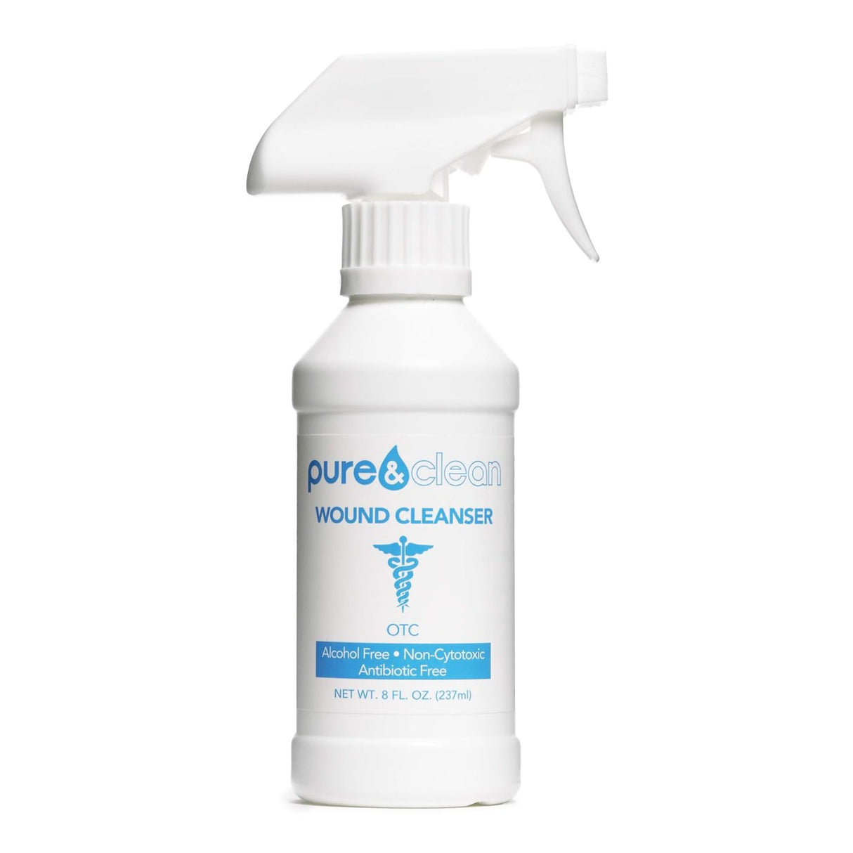 Wound Cleanser Pure&Clean® 8 oz. Spray Bottle NonSterile Antimicrobial - BeHope