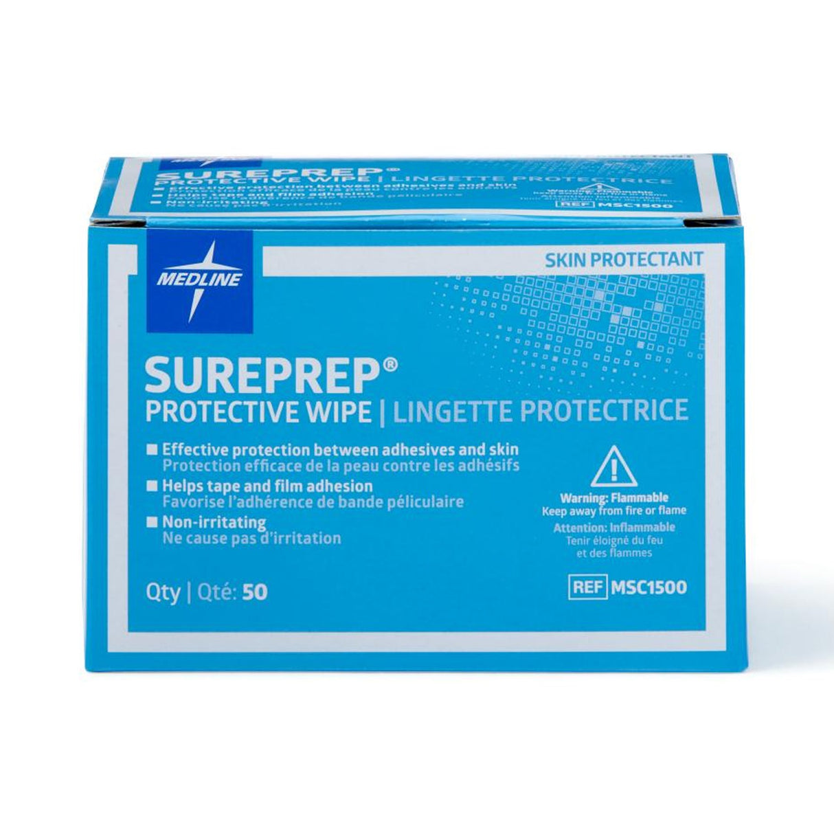 Skin Barrier Wipe Sureprep® 40 to 80% Strength Isopropyl Alcohol Individual Packet NonSterile - BeHope