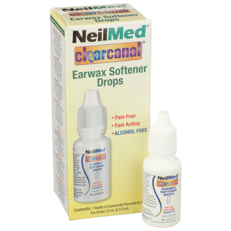 Ear Wax Remover NeilMed® 0.5 oz. Otic Drops 6.5% Strength Carbamide Peroxide - BeHope