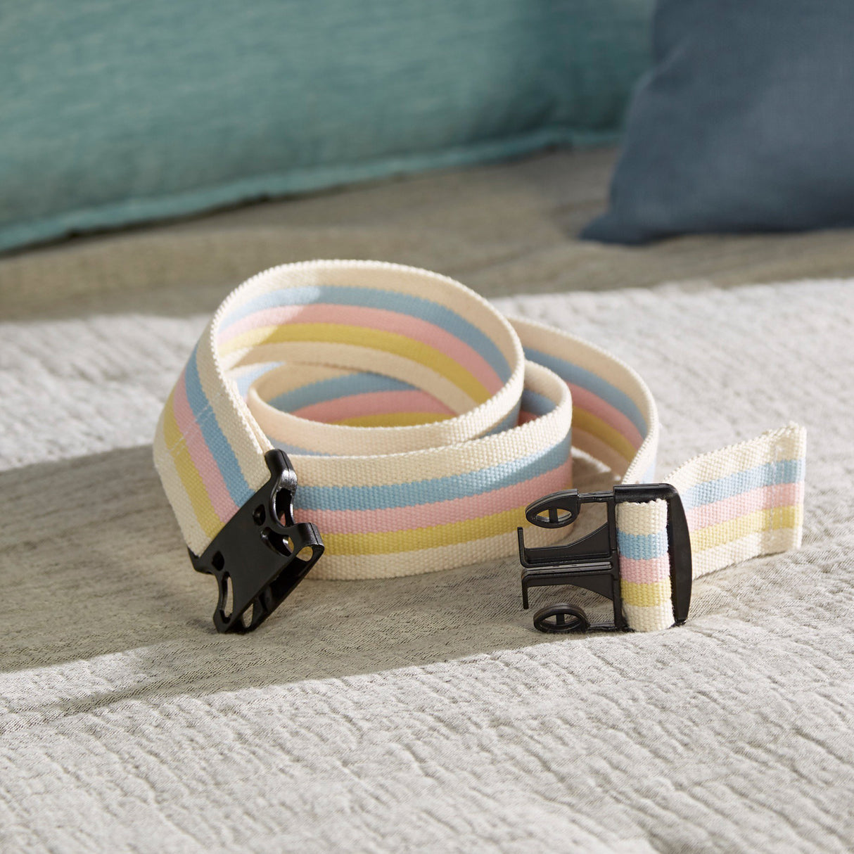 Gait Belt McKesson 60 Inch Length Pastel Stripe Polyester - BeHope