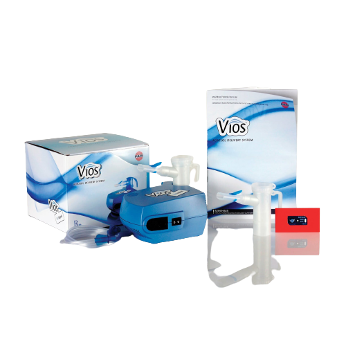 Vios® Lc® Sprint Compressor Nebulizer System Small Volume Medication Cup Pediatric Aerosol Mask Delivery - Behope