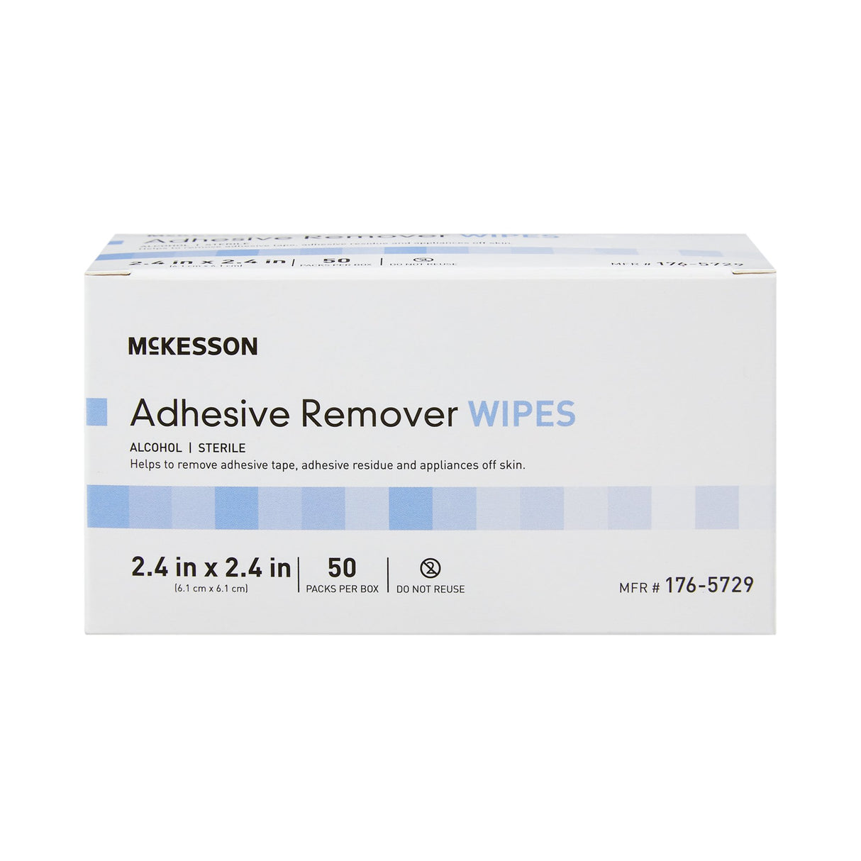 Adhesive Remover McKesson Wipe 50 per Box - BeHope