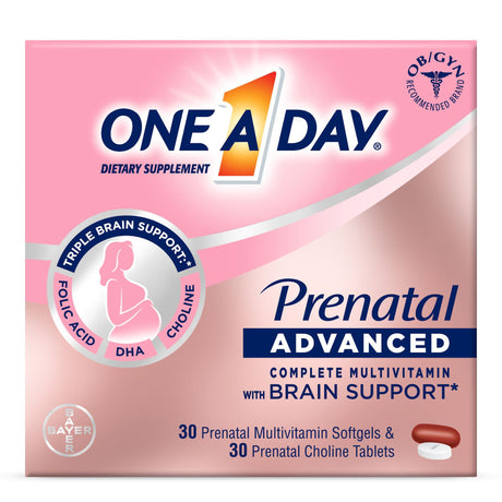 Prenatal Vitamin Supplement One A Day® Softgel 60 per Bottle - BeHope