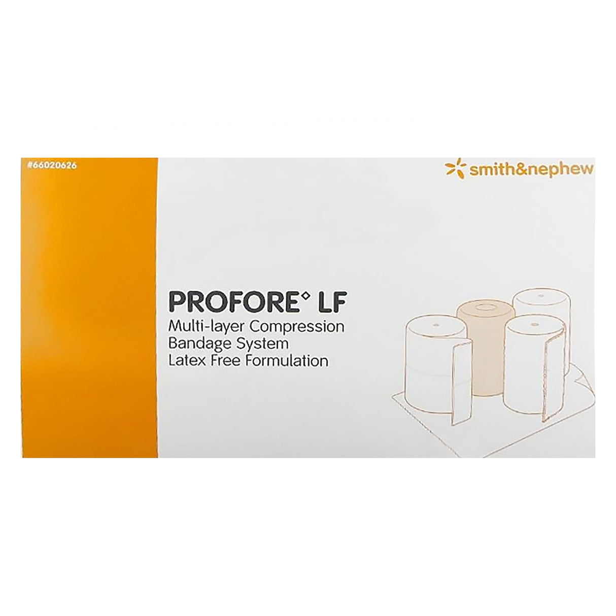 4 Layer Compression Bandage System Profore LF 9 X 5-7/10 X 2-9/10 inch Self-Adherent / Tape Closure Tan / White NonSterile Standard Compression - BeHope