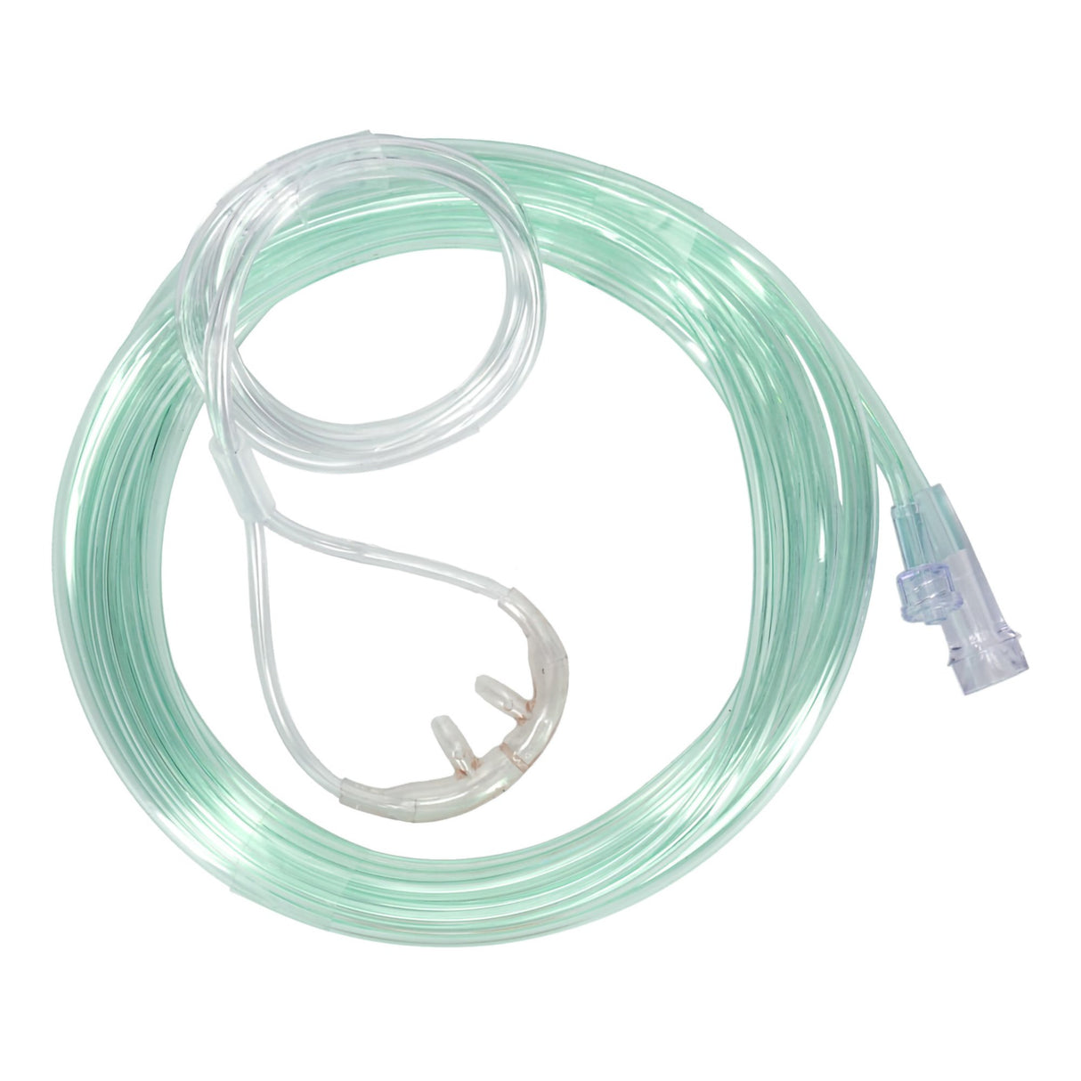 ETCO2 Nasal Cannula Salter-Style® Adult Curved Prongs 7 Foot Tubing - BeHope