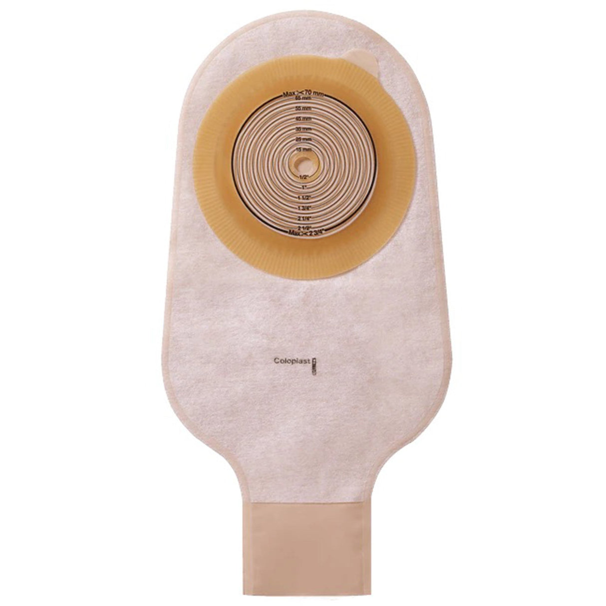 Ostomy Pouch Assura® One-Piece System 11-1/4 Inch Length Trim To Fit 10 to 70 mm Stoma Drainable - BeHope