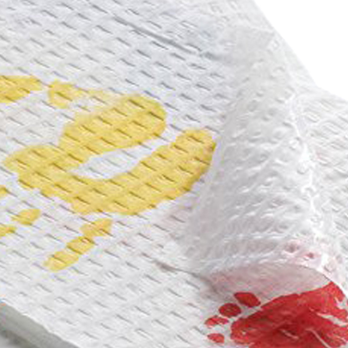 Procedure Towel Tiny Tracks™ 13-1/2 W X 18 L Inch Hand / Footprints NonSterile - BeHope