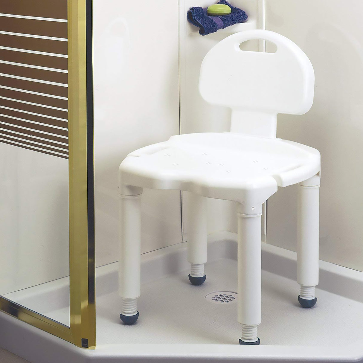 Carex® Bath Bench for Comfortable Shower and Tub Use - BeHope