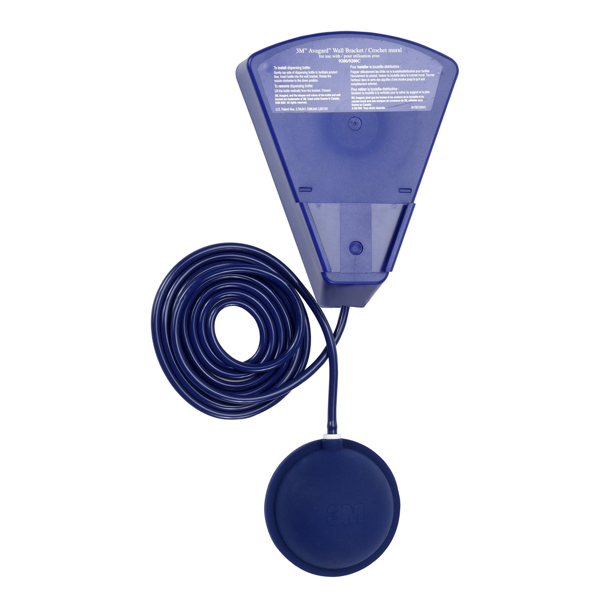 Wall Bracket and Foot Pump 3M™ Avagard™ For 3M™ Avagard™ Surgical and Healthcare Personnel Hand Antiseptic Wedge Bottles, 9200 and 9216 - BeHope