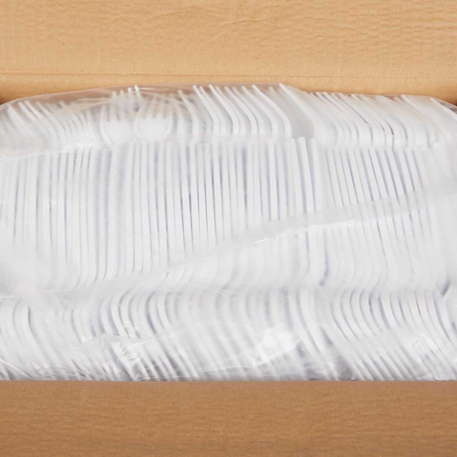 Fork McKesson Heavy Weight White Polypropylene - BeHope