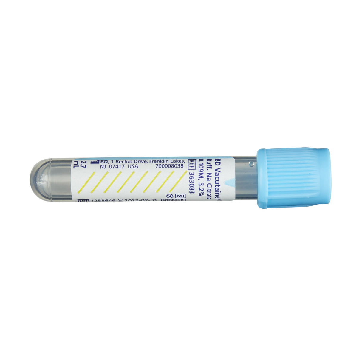 Bd Vacutainer® Plus Venous Blood Collection Tube Sodium Citrate for Coagulation with Hemogard™ - BeHope