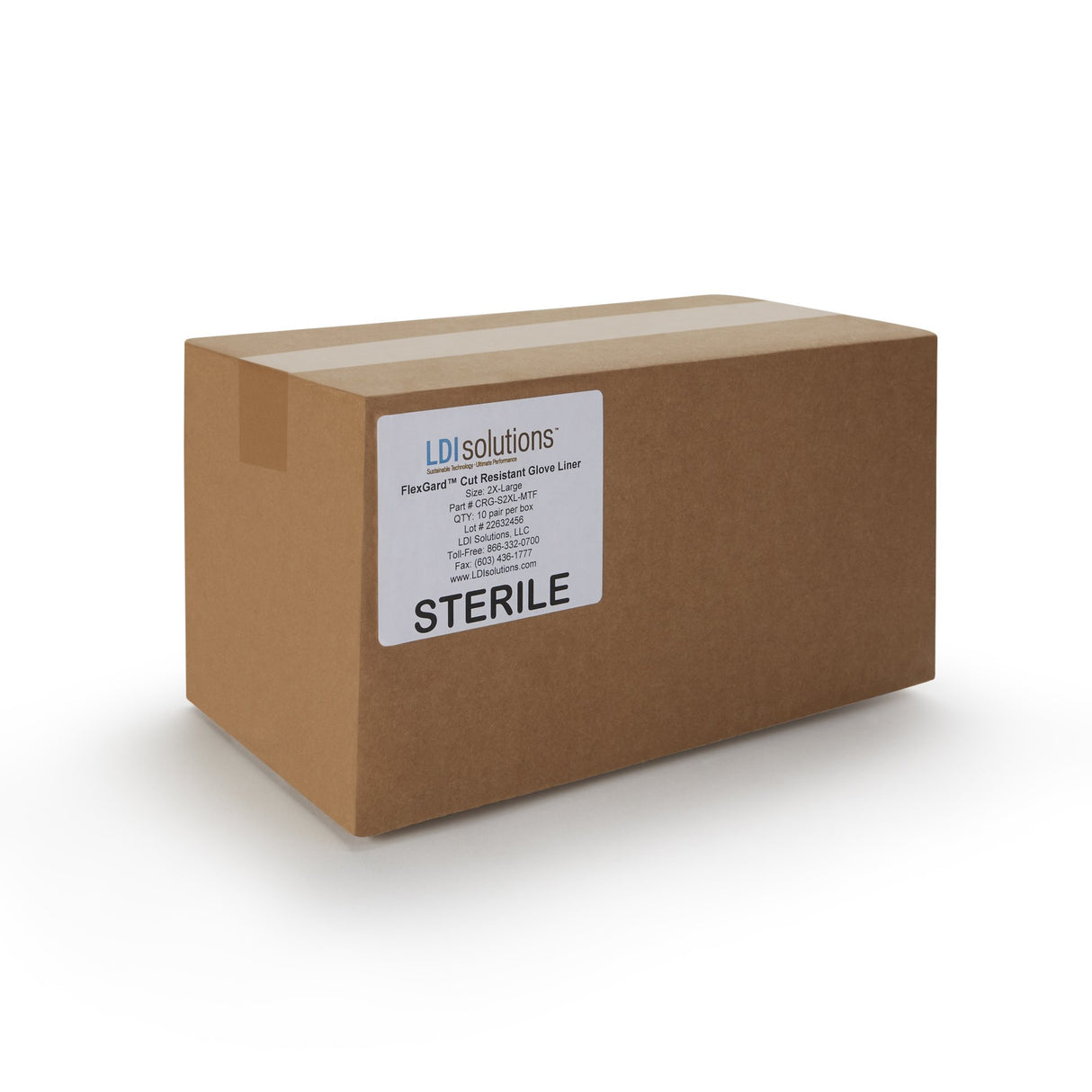 Cut Resistant Glove Liner Flex-Gard™ Full-Finger HDPE / Spandex / Polyester White 2X-Large - BeHope