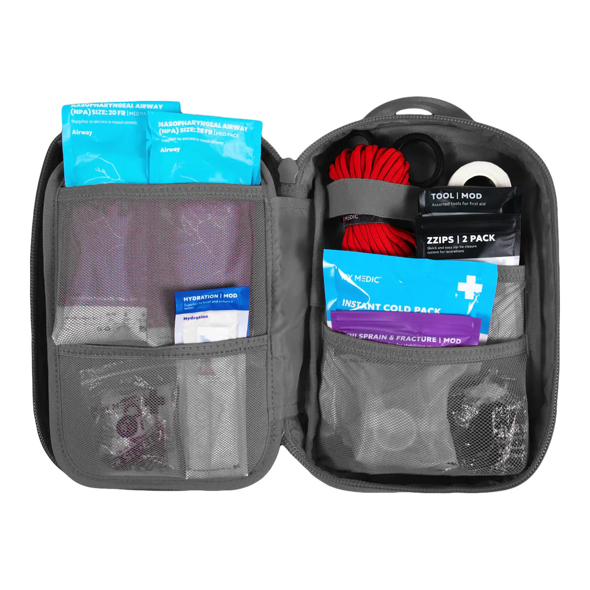First Aid Kit My Medic™ MYFAK Pro Gray Nylon Bag - BeHope