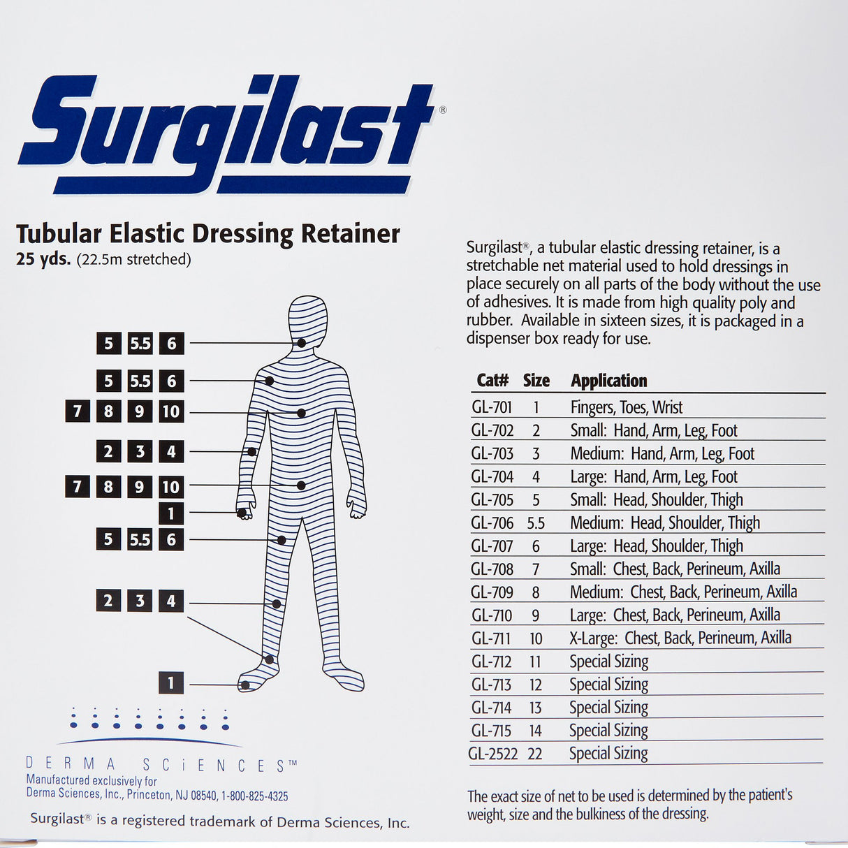 Elastic Net Retainer Dressing Surgilast® Tubular for Secure Bandage Retention - BeHope