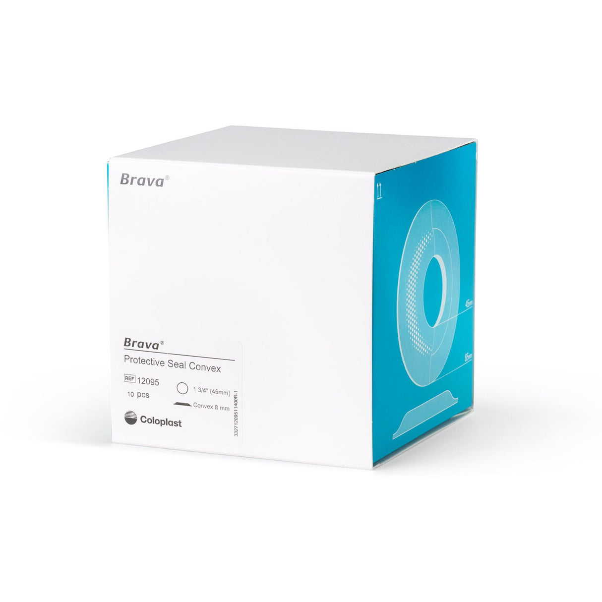 Ostomy Seal Brava® Convex, Starter Hole 1-3/4 Inch (45mm) - BeHope