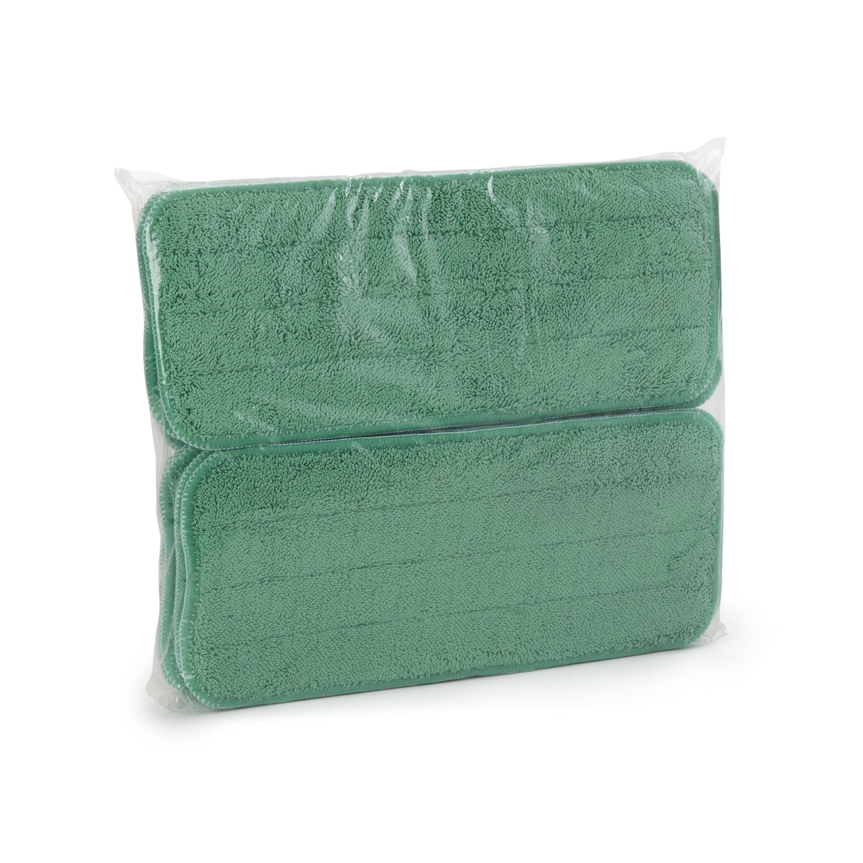 Wet Mop Pad Bound Edge Green Polyester / Polyamide Reusable - BeHope