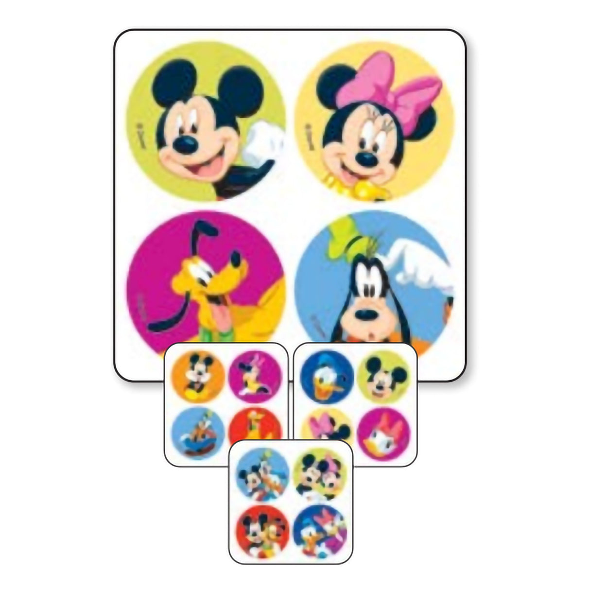 MiniBadges™ 300 per Pack Mickey and Friends Sticker 2-1/2 Inch - BeHope