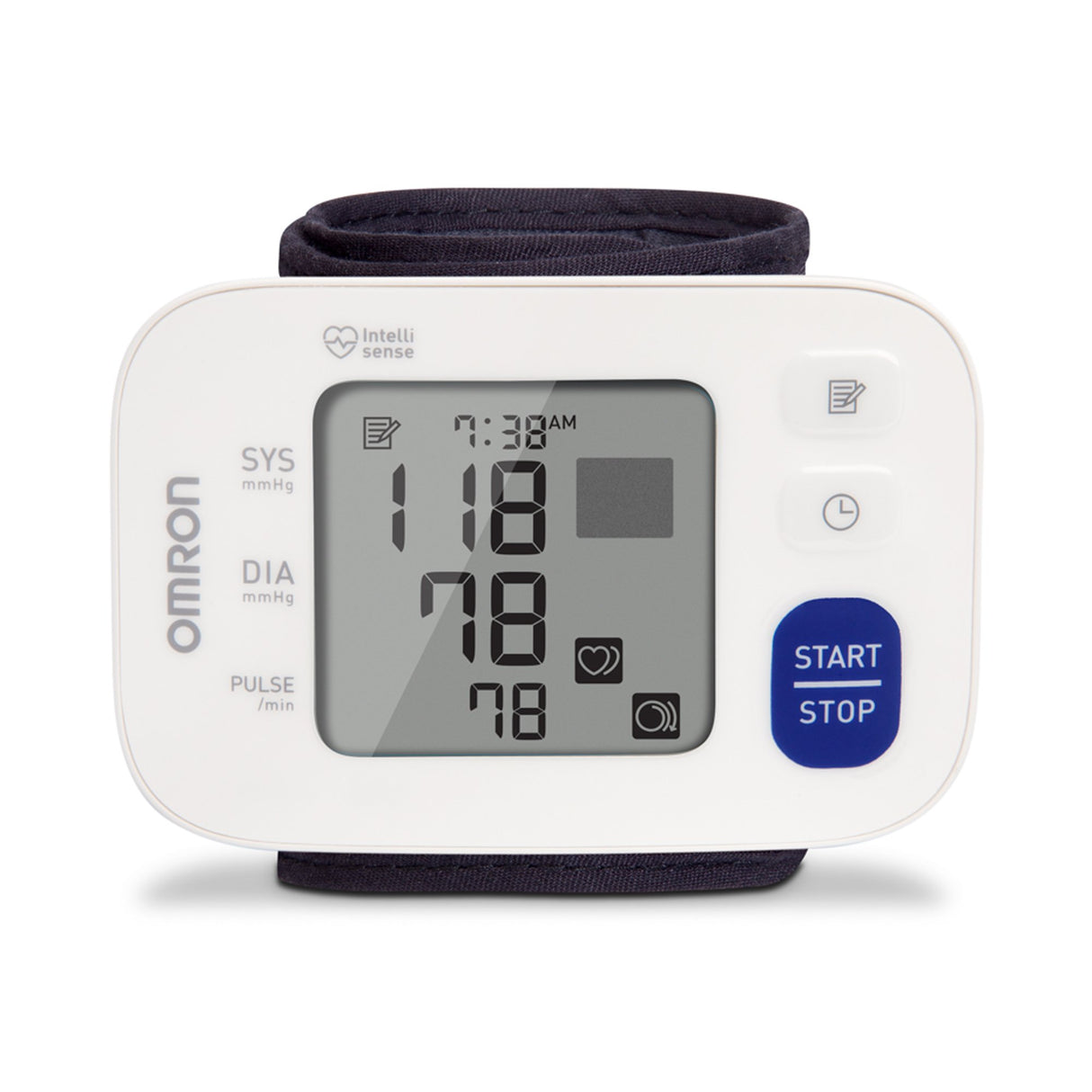 Home Automatic Digital Blood Pressure Monitor Omron®3 Series™ Large Cuff Nylon Cuff Wrist 5.3 to 8.5 Inch Mobile - BeHope
